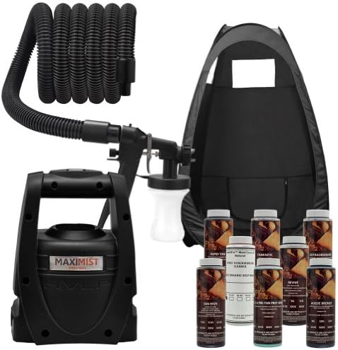 Maxi Mist Spraymate Indoor Starter System Airbrush Spray Gun Pop Up Tanning Tent
