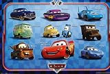 Cars (Group) Movie Poster Print - 24 X 36