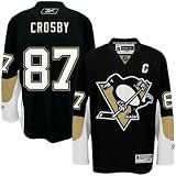 Sidney Crosby Penguins Youth Black Replica Jersey