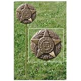 WWI Veteran Grave Marker - in Cast Bronze
