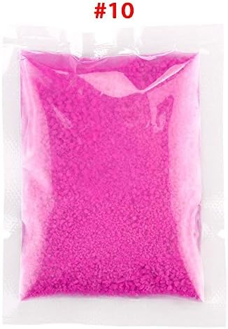CHRWANG Distinctive 1 Bag x 10g Phosphorescent Glow-in-the-Dark Sand Particles 10# Purple