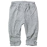 《H28年秋冬物》(日本製) Pample Mousse(パンプルムース) 杢接結天竺長丈裾レーススパッツ 95cm/GY NO.DP-63303