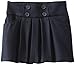 Dockers Girls' Uniform 4 Button Skirt with Piping