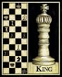 Classic King Art Poster Print by Andrea Laliberte, 8x10