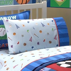 Olive Kids Game On 200-Thread-Count Standard Pillowcase