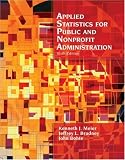 Applied Statistics for Public and Nonprofit Administration