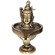 Hindu Religious Statue God Shiva Brass Figurine 5 x 3.50 x 6 inches (shivb011)