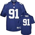 Justin Tuck Blue Reebok NFL Premier New York Giants Youth Jersey