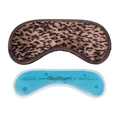 Daydream F-8001 Leopard Schlafmaske braunes Fell mit K�hlkissen