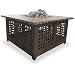 Blue Rhino GAD860SP LP Gas Outdoor Firebowl with Slate/Marble Mantel
