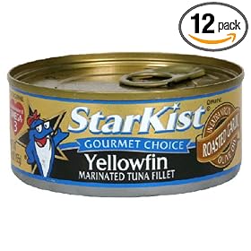 Starkist Yellow Fin Tuna, Roasted Garlic, 5.5-Ounce Can (Pack of 12)