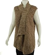 Karen Scott Sleeveless Open Front Sweater