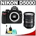 Nikon D5000 Digital SLR Camera Body with Nikon 18-200mm VR II DX AF-S Zoom Lens + Cleaning Kit