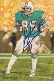 Autographed/Hand Signed Nick Buoniconti Goal Line Art Card