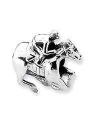 Sterling Silver Reflections Race Horse Bead