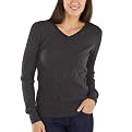 Merona&reg; V-Neck Sweater - Dark Heather Grey