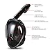 Snorkeling Mask, HiCool 180 Dgree Larger Viewing Snorkeling Diving Mask, Longer Ventilation Pipe, Anti Fog and Anti Leak