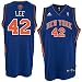 N. Y. Knicks Jersey : adidas N. Y. Knicks # 42 David Lee Royal Blue Road Swingman Basketball Jersey
