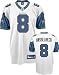 Matt Hasselbeck Jersey: Reebok Authentic White #8 Seattle Seahawks Jersey - 48