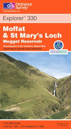 City Travel Guides Discounted  Livres : Carte de randonnée : Moffat & St Mary's Loch