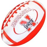 My Team Nebraska Cornhuskers Squishy Microbead Football Pillow