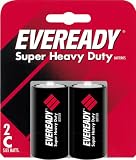 Eveready Heavy Duty 1235BP-2 C Batteries (2-Pack)