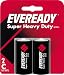 Eveready Heavy Duty 1235BP-2 C Batteries (2-Pack)