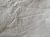 Pottery Barn Kids Comfort Slipcovered for Ottoman, Chenille White Dot Matelasse Slipcover Only