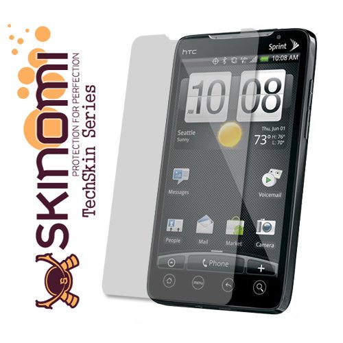 Skinomi TechSkin - Screen Protector Shield for HTC EVO 4G