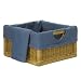 Baby : Fabric Small Basket Liner 2-pk. - Denim