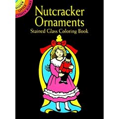 Nutcracker Ornaments Stained Glass Coloring Book (Dover Little Activity Books)