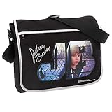 Justin Bieber Bieber Warrior 14 Inch Messenger Bag - Black