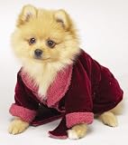 X-SMALL - Luxury Velvet Doggy Smoking Jacket