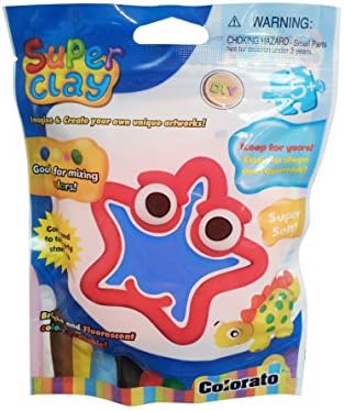 Colorato Ultra Light Magic Air Dry Modeling Clay DIY Educational Toys for Kids 50g - Blue