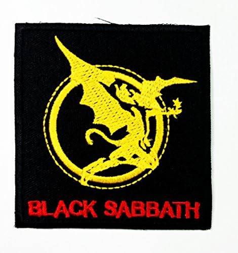 Black Sabbath Patch Music Band Rock Heavy Metal Iron on Patches Free Shipping to World Wide. New with High Quality for Your Cloth By Jupeter