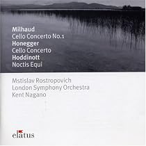 Milhaud: Cello Concerto No. 1; Hoddinott: Noctis Equi; Honegger: Cello Concerto