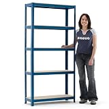 Outdoor Living : 265kgs Industrial Shelving 1800h x 900w x 300mmd