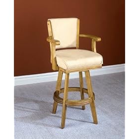 Click here to buy Hillsdale Furniture Classic Swivel Stool - Oak - 62639 (MEDIUM OAK FINISH) (45.5H x 23.5W... by Hillsdale Furniture.