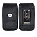 Vertical Heavy Duty Rugged Canvas Belt Clip Case Cover Pouch Holster for LG A380* Secure Velcro Closure