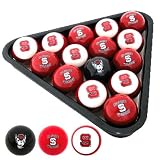 Officially Licensed North Carolina State Wolfpack NCAA Billiard Ball Set