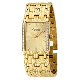 Caravavelle Men's 45A100 Crystal Bracelet Watchgilt Dial
