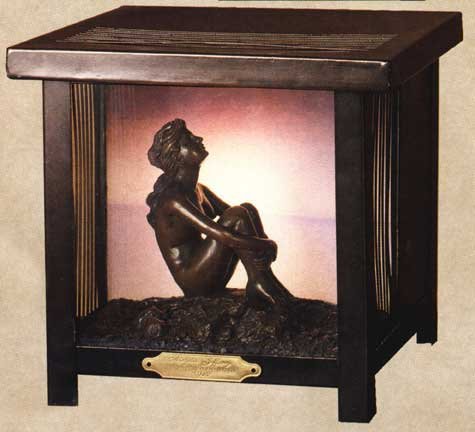 LAMPS BEAUTIFUL Maxfield Parrish Art Nouveau Lantern Table Lamp by Meyda Tiffany--Excellent customer service--see our feedback.