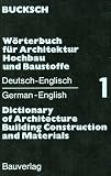Review Bauverlag  / Worterbuch fur Architektur, Hochbau und Baustoffe =: Dictionary of architecture, building construction, and materials (German Edition)