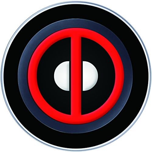 Deadpool Wireless Charger Goegtu Wireless Charging Qi Wireless Charger for Galaxy S7/S7 edge Galaxy S6/S6 edge/S6 edge+ Note5 Nexus 4/5/6 and All Qi-Enabled Devices