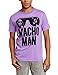 Macho Man Wrestler Ooold School Purple Adult T-Shirt Tee