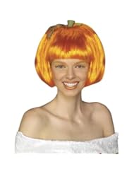 Rubies Costume Pumpkin Spice Wig, Orange, One Size