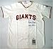 Ralph Branca and Bobby Thomson Dual signed Giants Jersey
