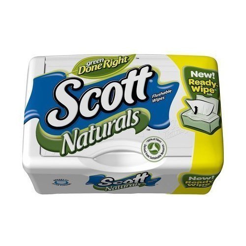 Scott Naturals with Aloe Vera Flushable Moist Wipes, 51ct (Pack of 3)