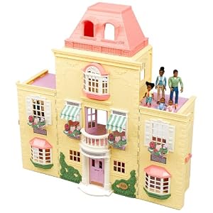 Fisher Price Loving Family African American Twin Time Dollhouse Exclusive Bonus of 9 Piece... by 