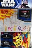 Silly Bandz Star Wars Clone Wars 24 Pack Series 1 Collect a bands Rubber Shaped Bracelets